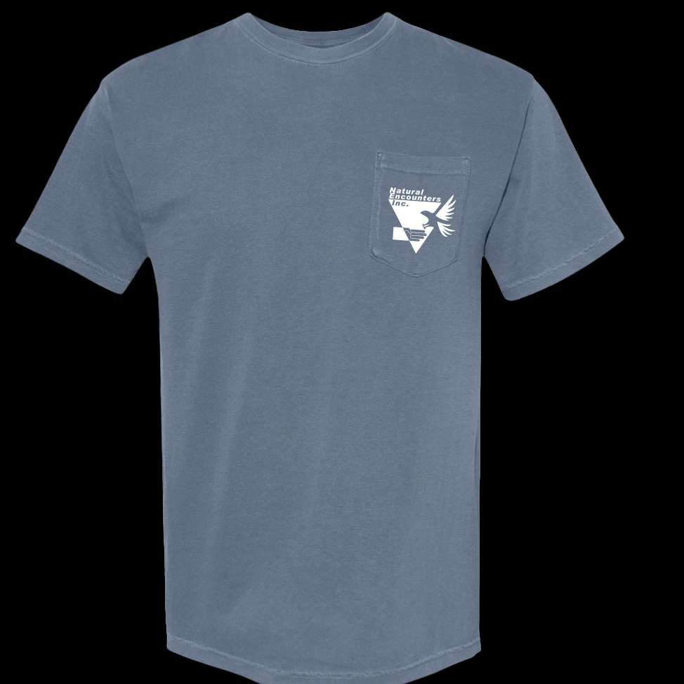 Natural Encounters Pocket Tee Slate Blue